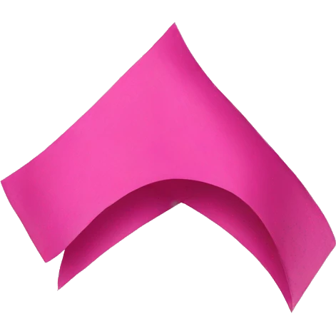 Pink triangel flag  emoji