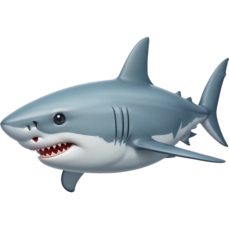 White shark svg emoji