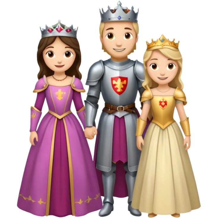 рыцарь и принцесса emoji