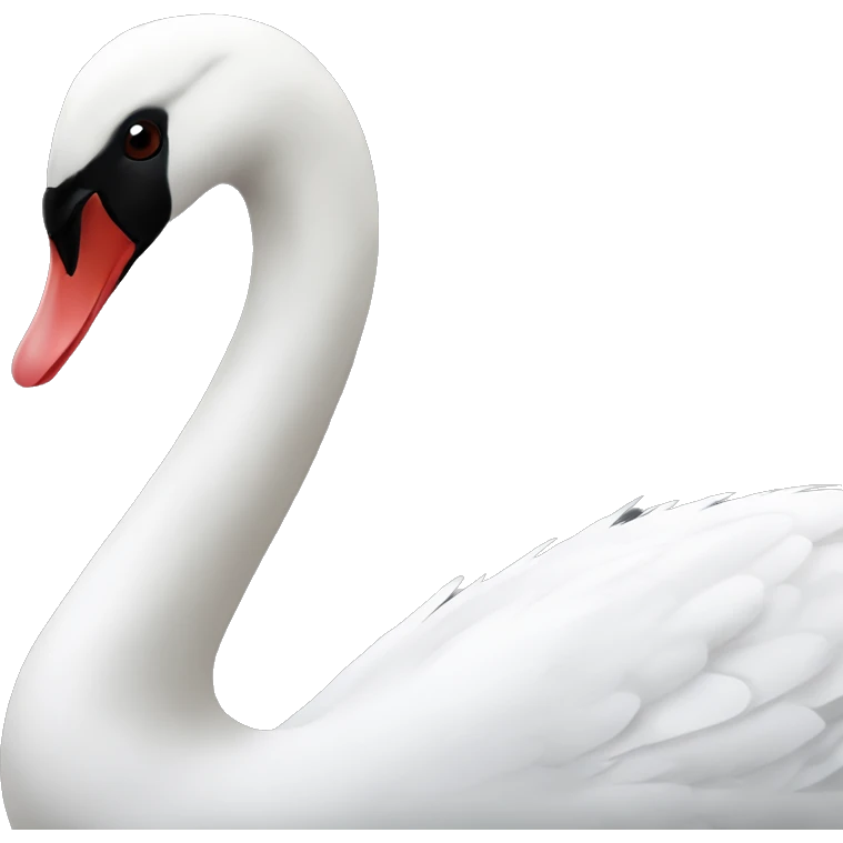 Black swan emoji