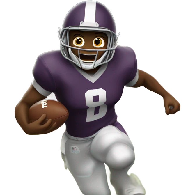 Dylan scoring a touchdown emoji