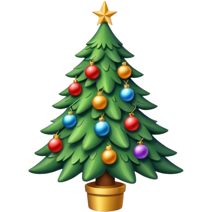 크리스마스 tree emoji