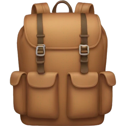 backpack with bow emoji