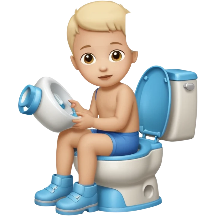 A potty trainer emoji