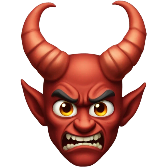 Realistic devil  emoji