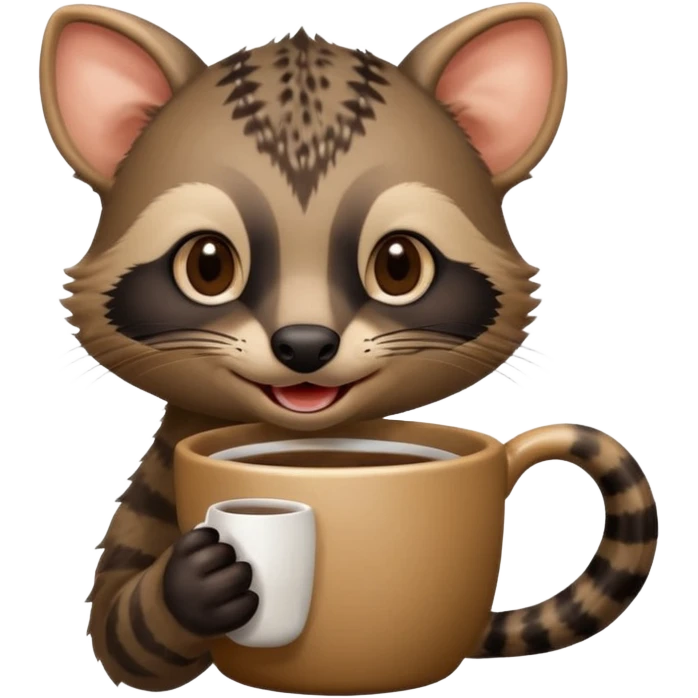 civet yummyly drinking coffee emoji