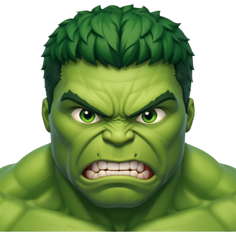 A Hulk emoji