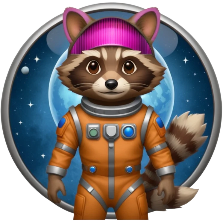 rocket racoon emoji