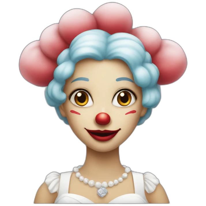clown bride emoji