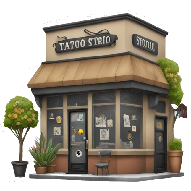 tattoo studio emoji