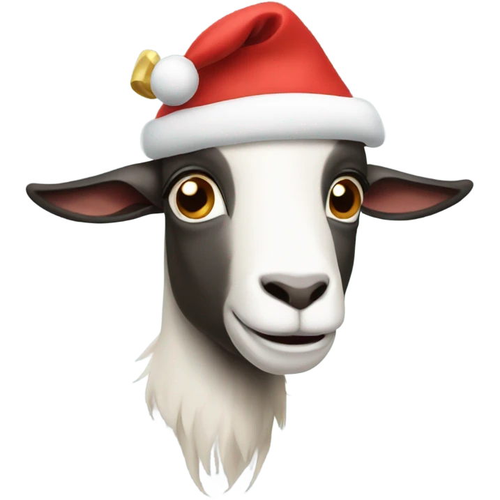 Christmas goat emoji
