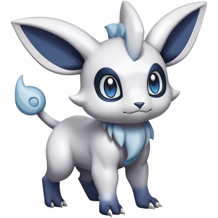 Mewostic-Absol-Minccino-Pokémon-Fakémon-hybrid-creature (full body) emoji