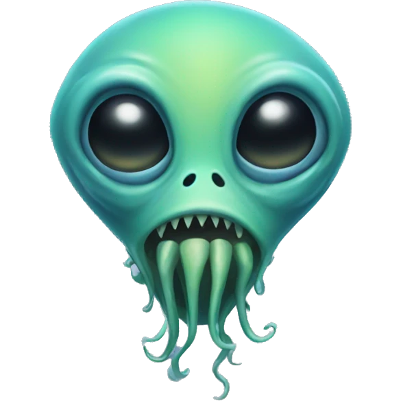 Alien that lives in the ocean  emoji