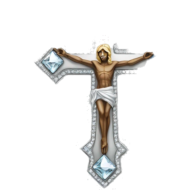 diamond crucifix emoji