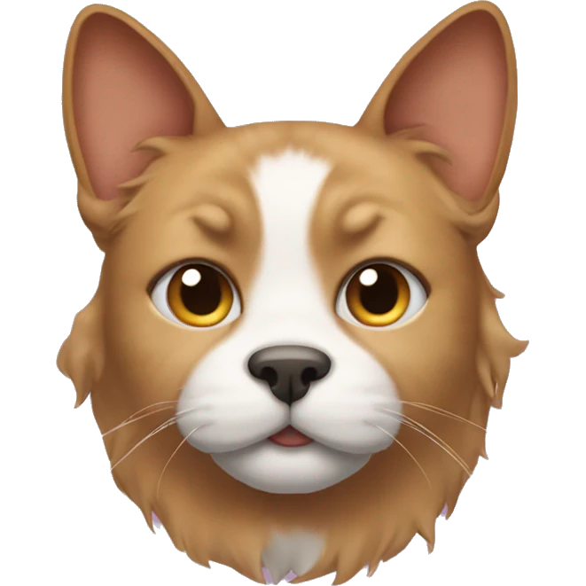 cat with floppy dog ears emoji