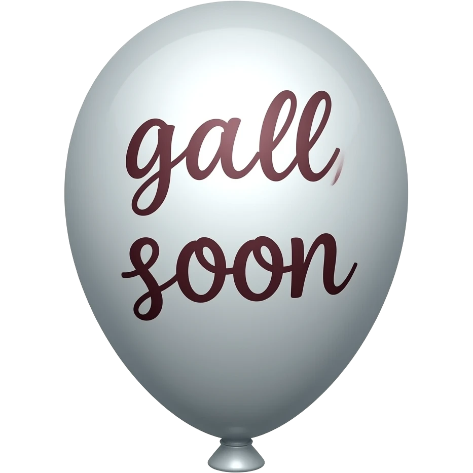 Get well soon ballon emoji