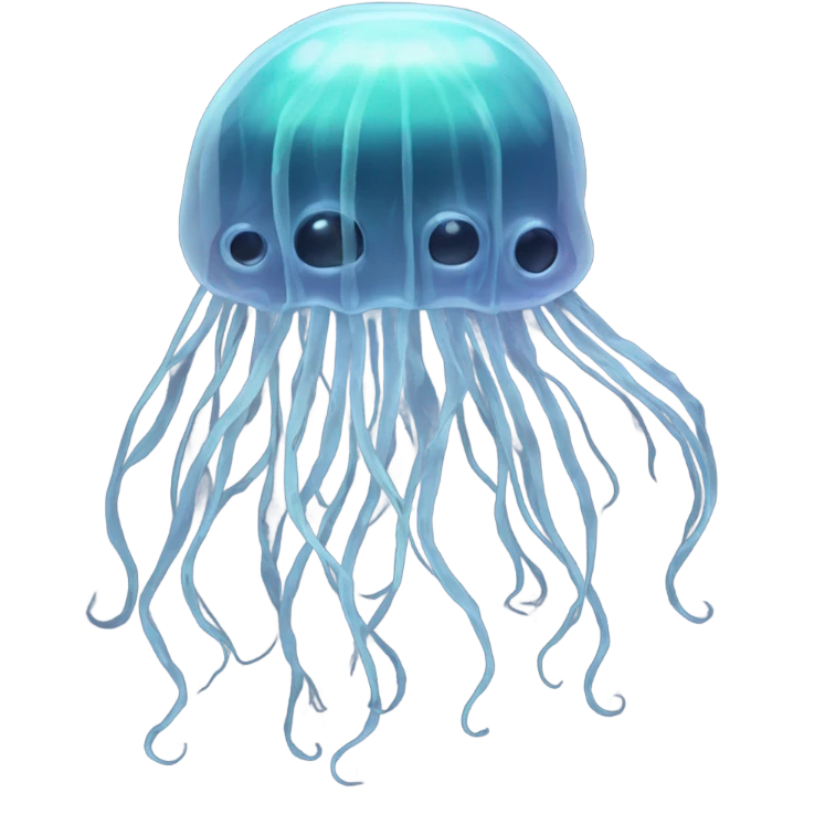 Skeleton jellyfish emoji