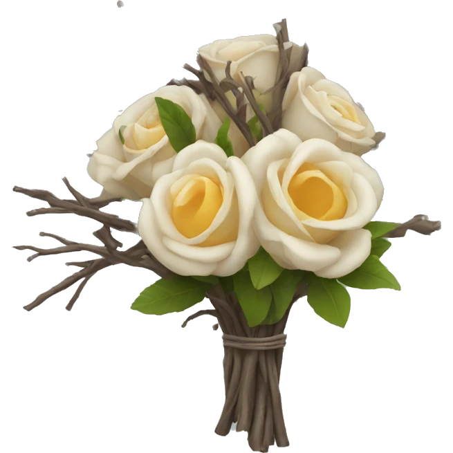 bouquet of dead twigs emoji