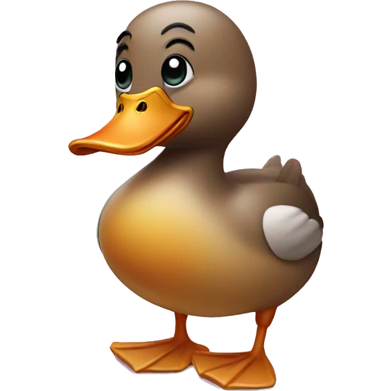 duck with heart eyes emoji