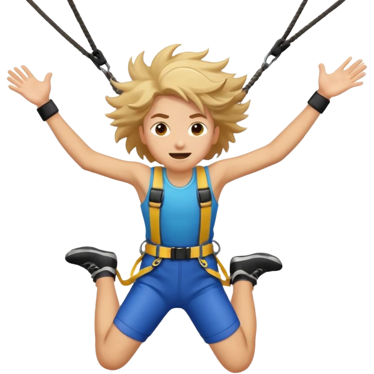 extreme sports lover face bungee jumping face emoji