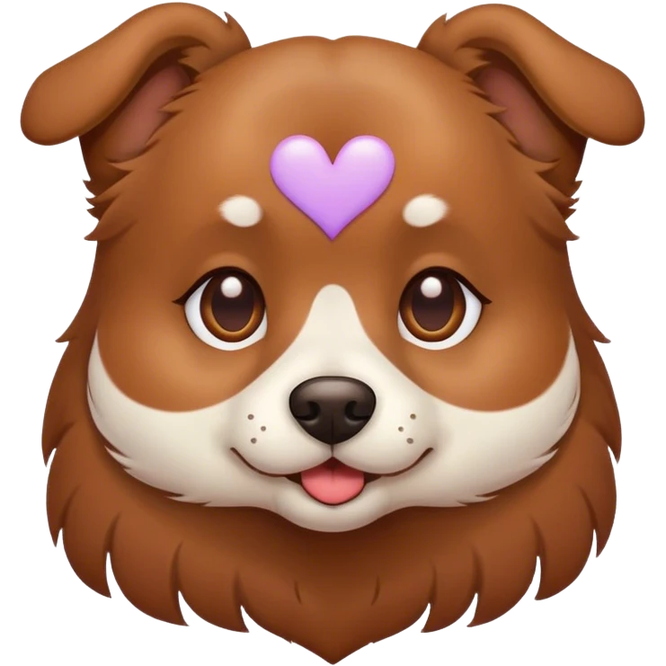 Dog with heart eyes emoji