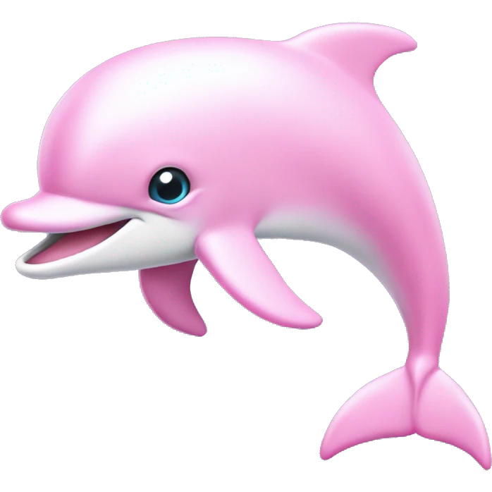 Pastel-pink-colors-dolphin emoji