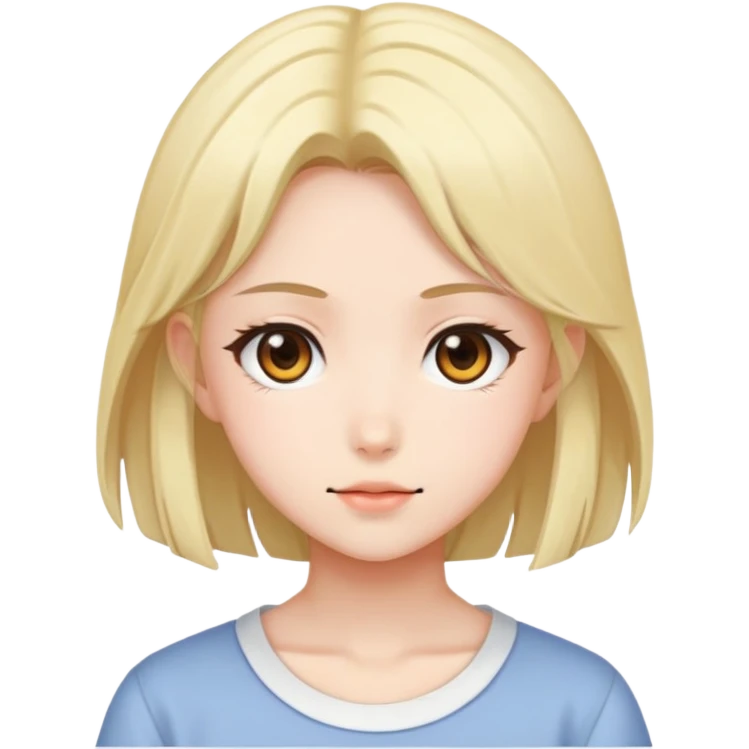Гола аніме дівчина  emoji