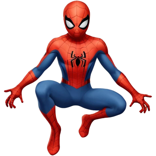 white spider man emoji