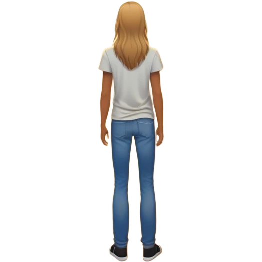 A long, empty road stretches into a golden sunset. A person stands with their back, outside a parked car on the roadside, facing the glowing horizon. The landscape is open and peaceful, filled with light and possibility. emoji