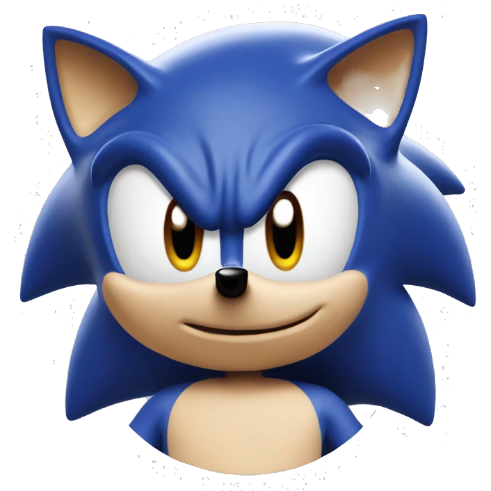 Sonic the hedgehog  emoji