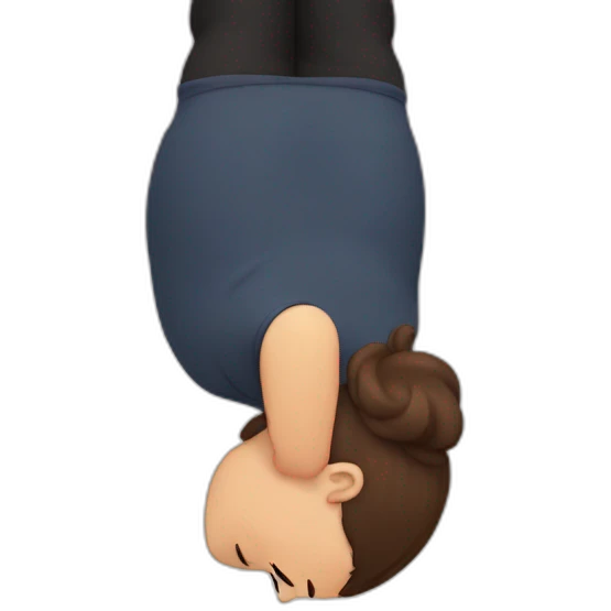 head stand emoji