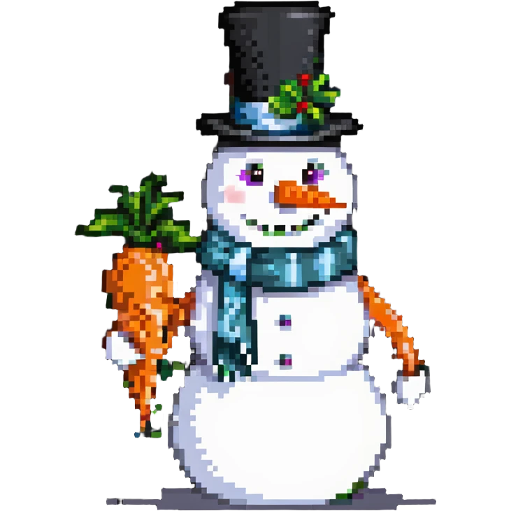 classic snowman emoji