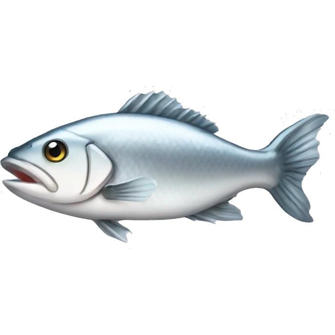 Fish fillet with silver skin emoji