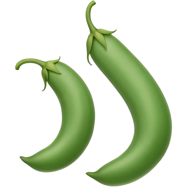 Silly bean emoji