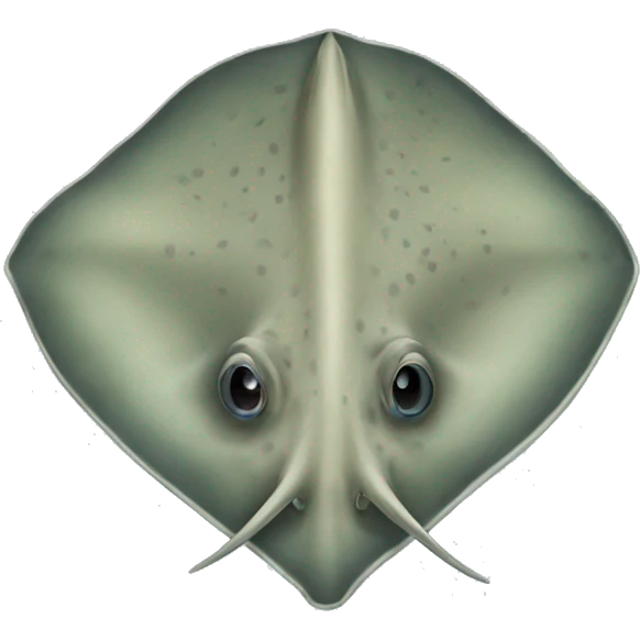 Majestic flat stingray  emoji