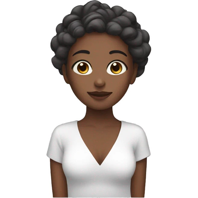 Girl doing skincare emoji