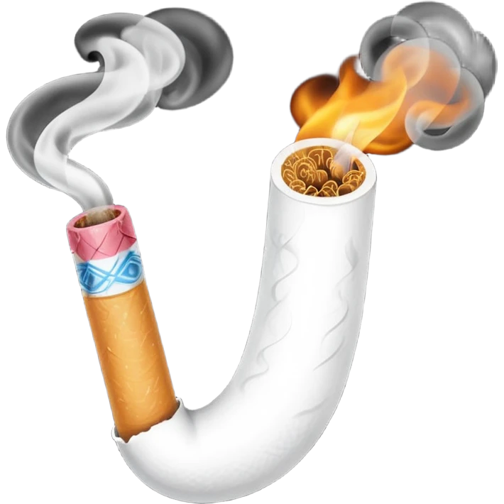 Cigarette smoking emoji