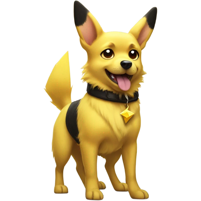 dog pikachu emoji