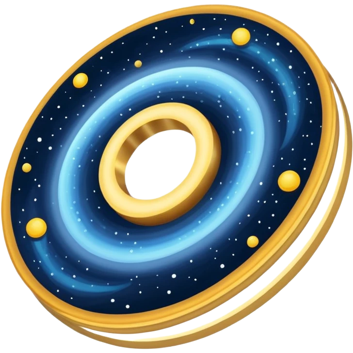 The cartwheel galaxy emoji