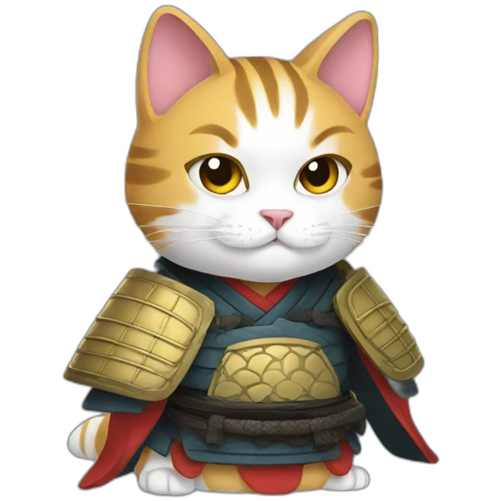samurai cat emoji