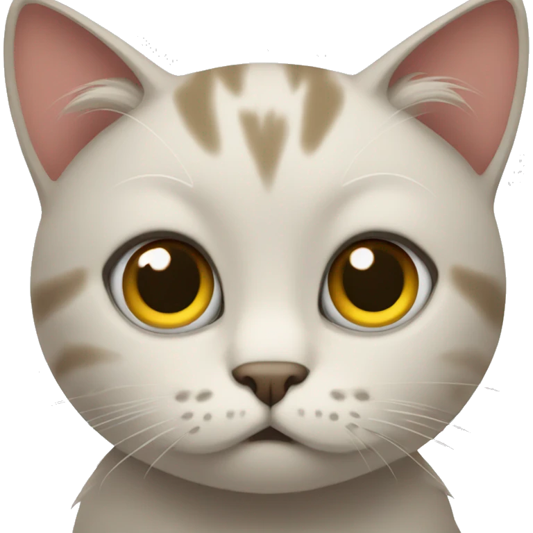 Cat Worried respectfully  emoji
