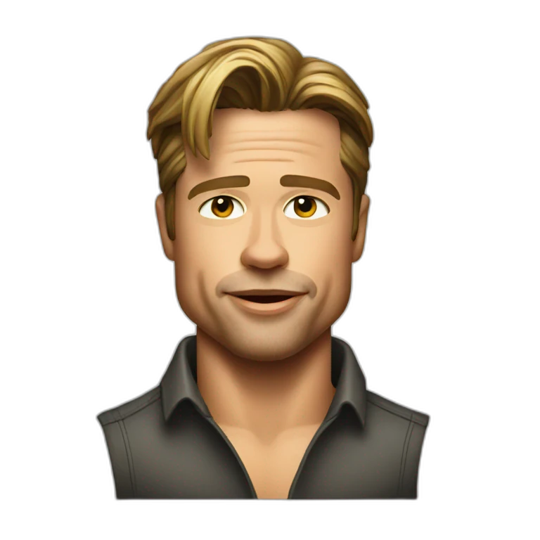 brad pitt emoji