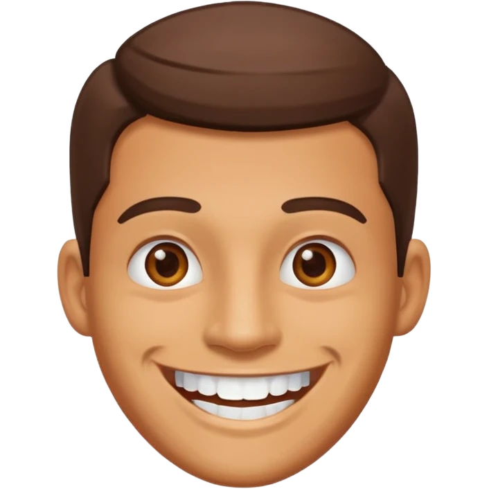 Homme portrait emoji
