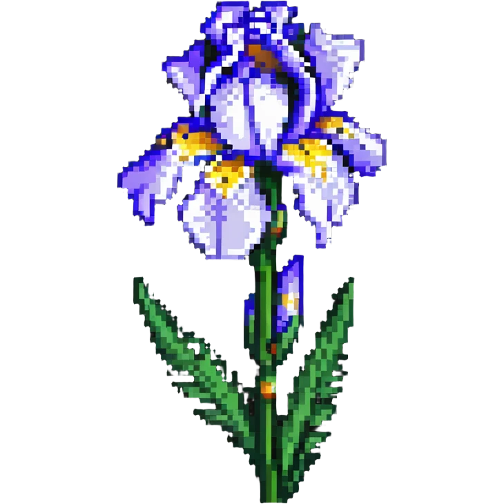 iris flower emoji