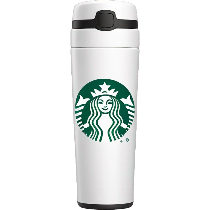 Starbucks coffee thermos emoji