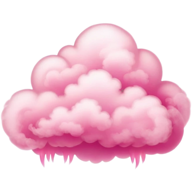 pink cloude emoji