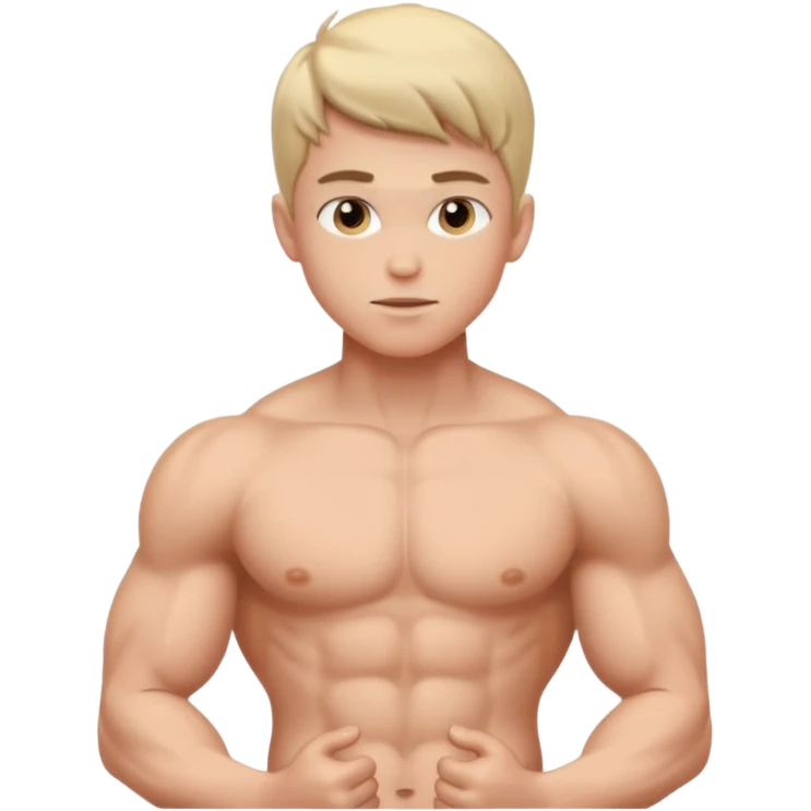 Nude boy emoji