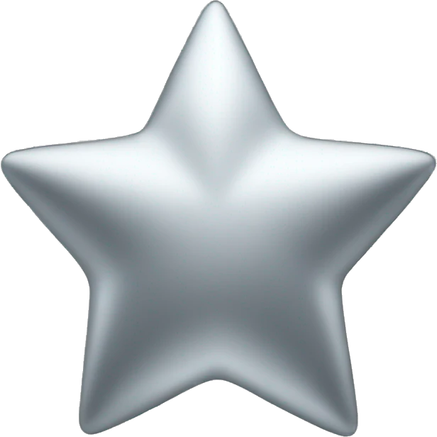 Silver star emoji