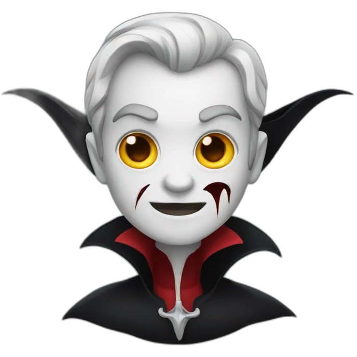 Halloween vampire emoji