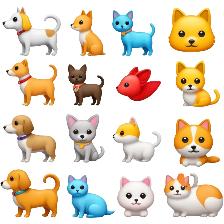 pets accessories for ecommerce emoji